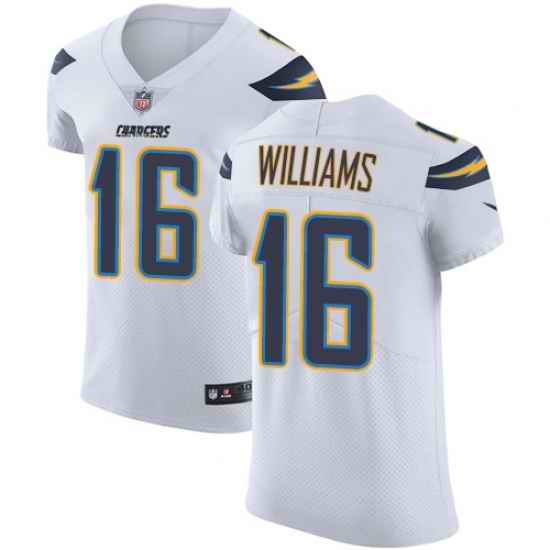 Nike Chargers #16 Tyrell Williams White Mens Stitched NFL Vapor Untouchable Elite Jersey
